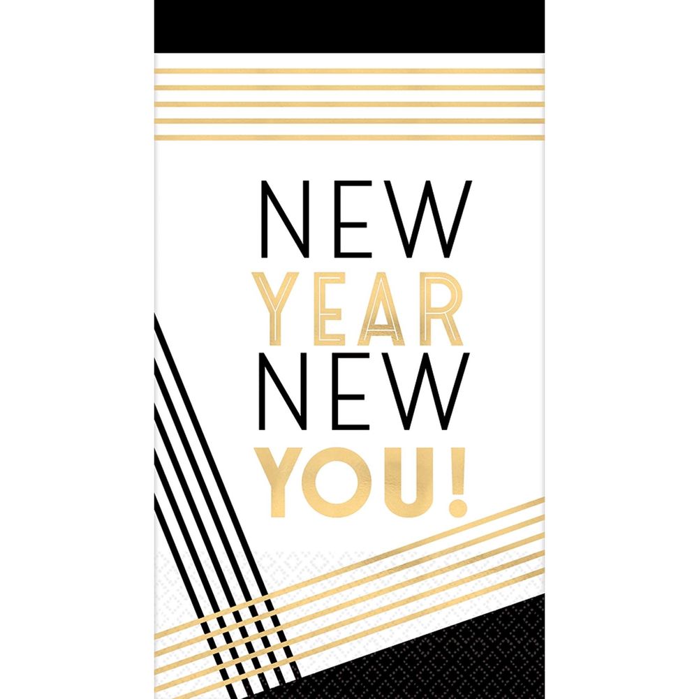 New Year New You Guest Towels (16 ct)