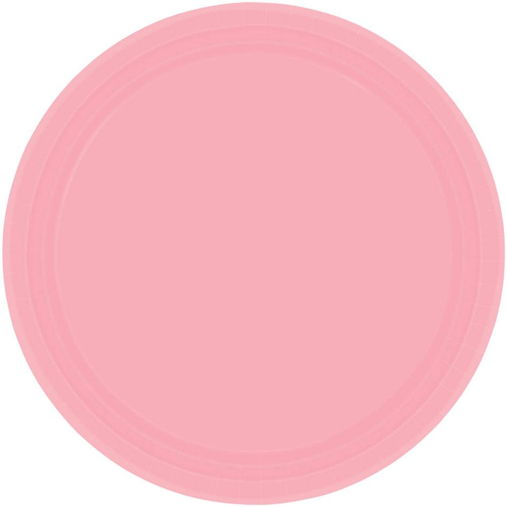 New Pink Paper Dessert Plates (8ct)