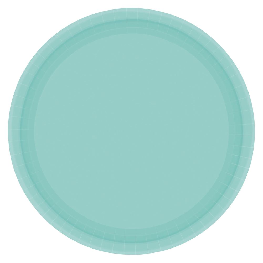 Robins Egg Blue Paper Dessert Plates (8ct)