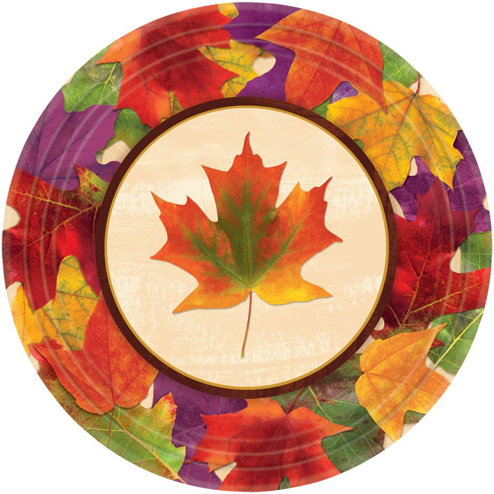 Foliage Dessert Plates (8ct)