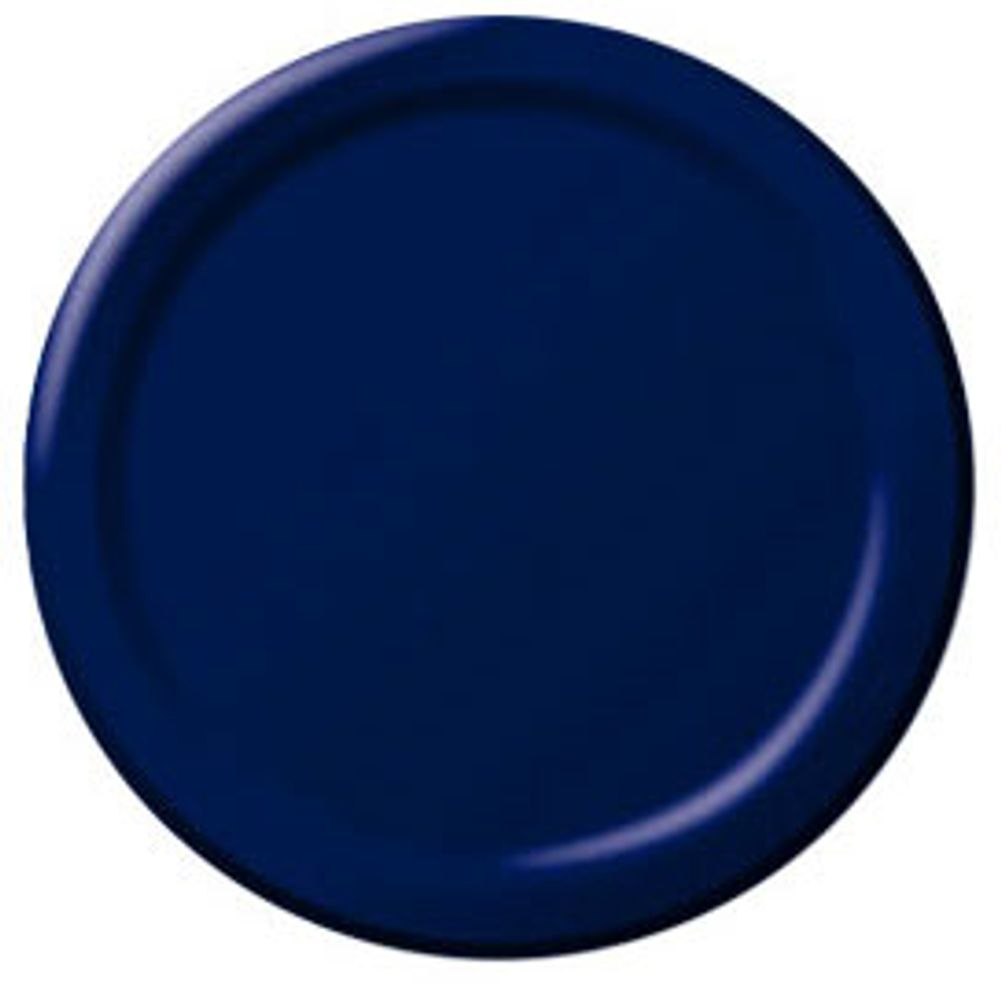 Navy Flag Blue Paper Dinner Plates (8ct)