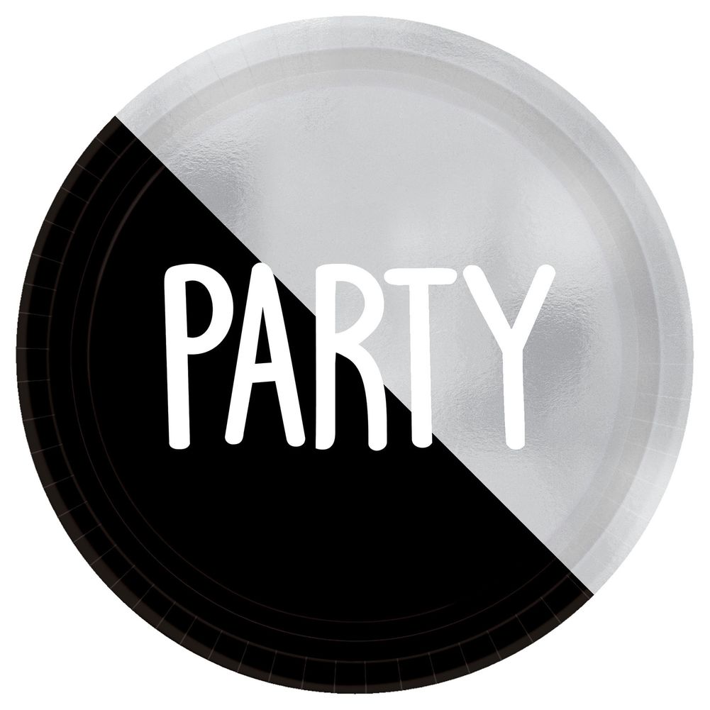 Party Two Tone Dinner Plates (8 ct)
