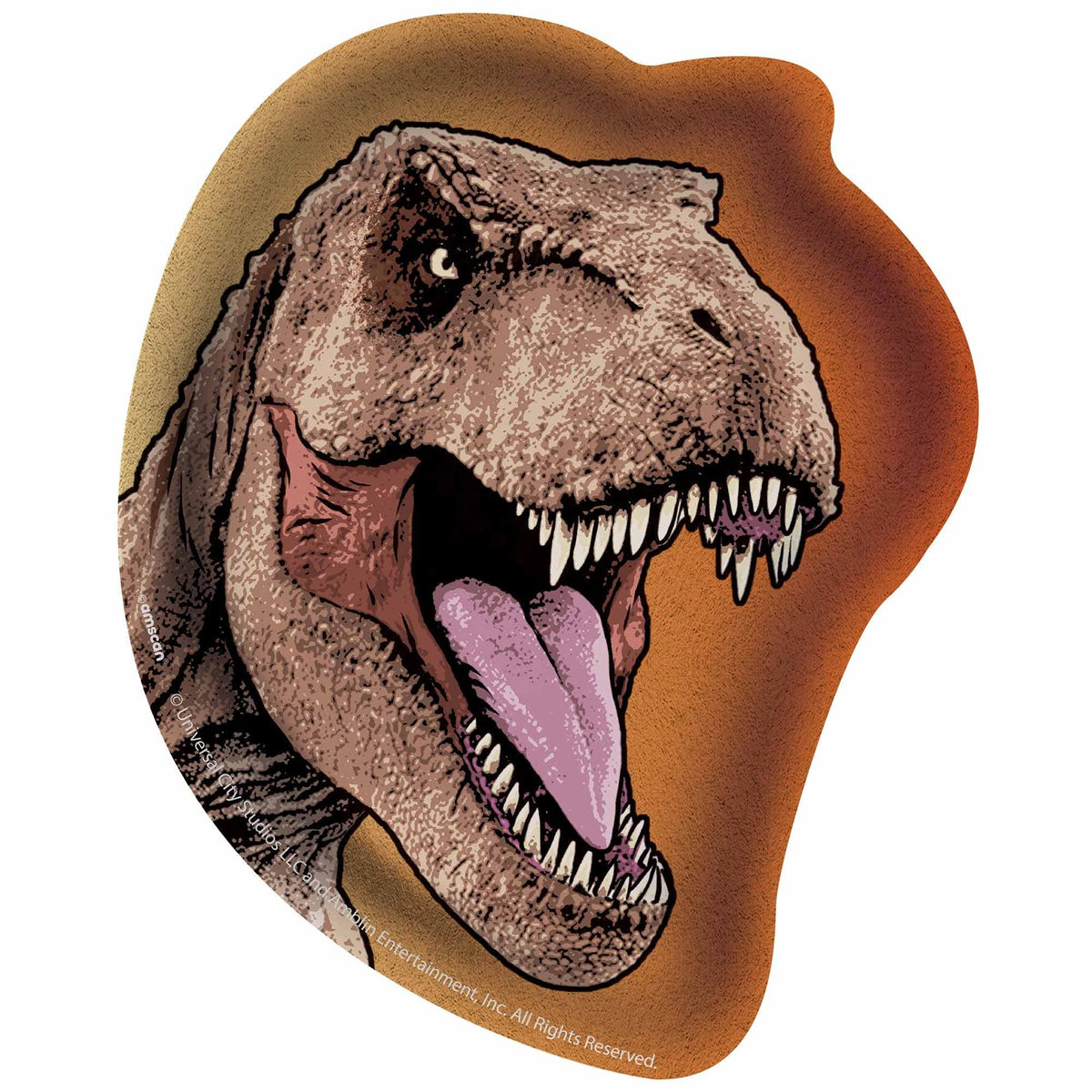 7" Shaped Plte Jurassic Wild