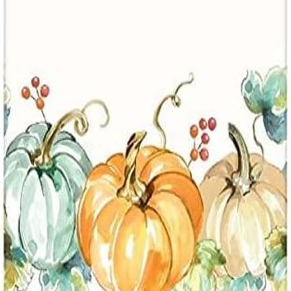 Muted Autumn Paper Table Cover (1ct)
