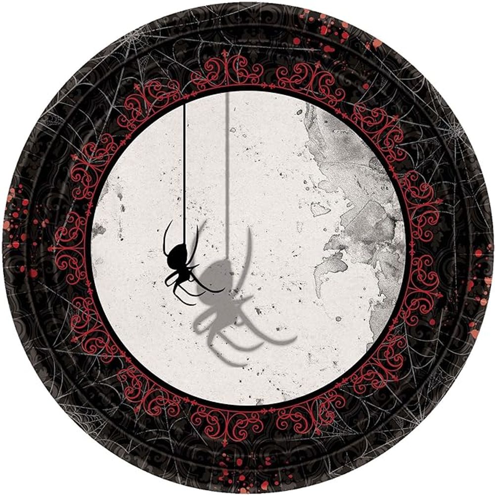 Dark Manor Round Plates, 10 1/2" (8ct)