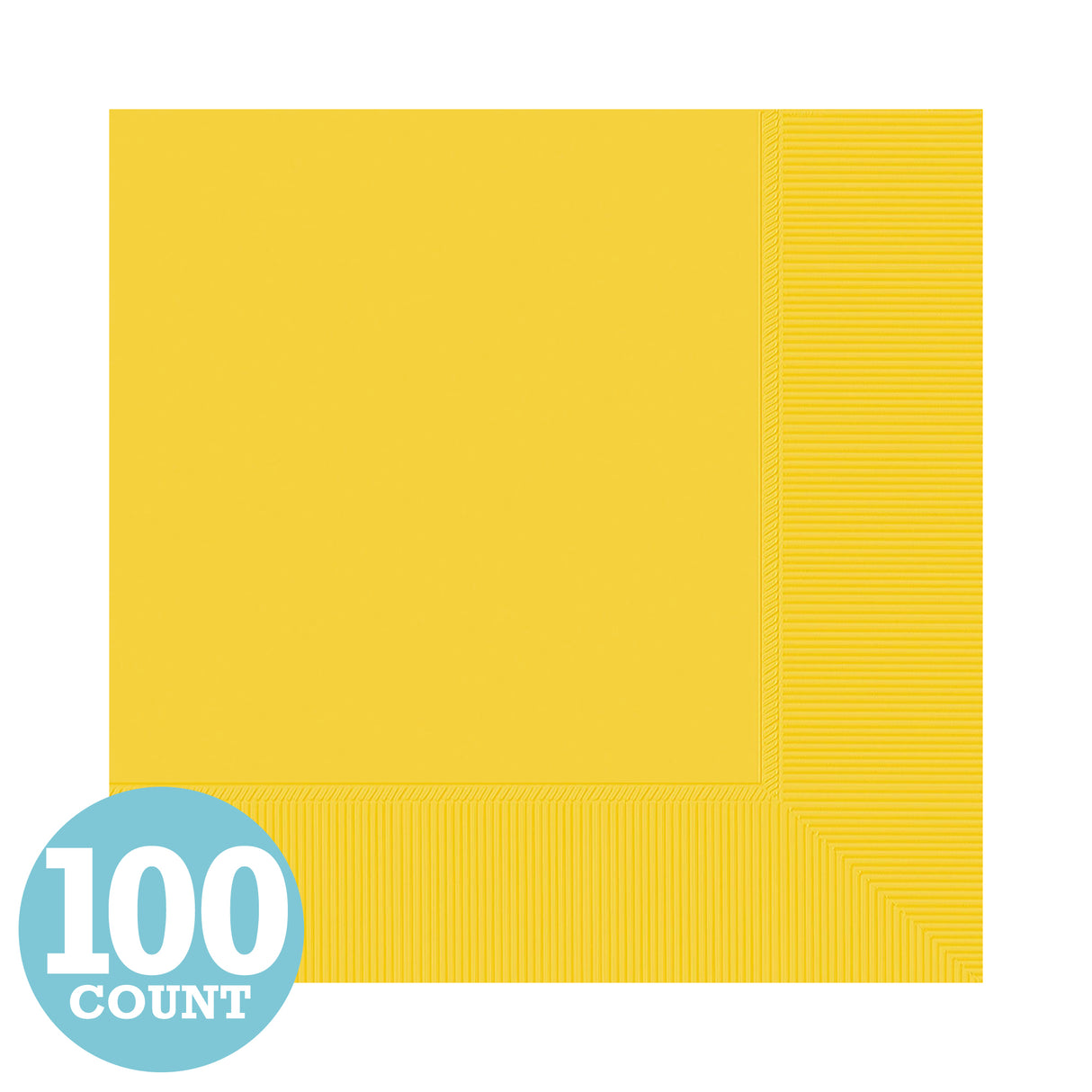Yellow Sunshine Beverage Napkins (100ct)