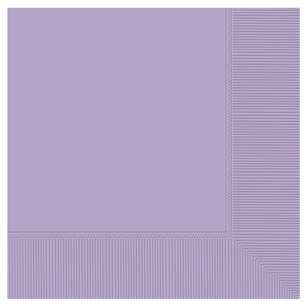 Lavender 2-Ply Beverage Napkins (100ct)