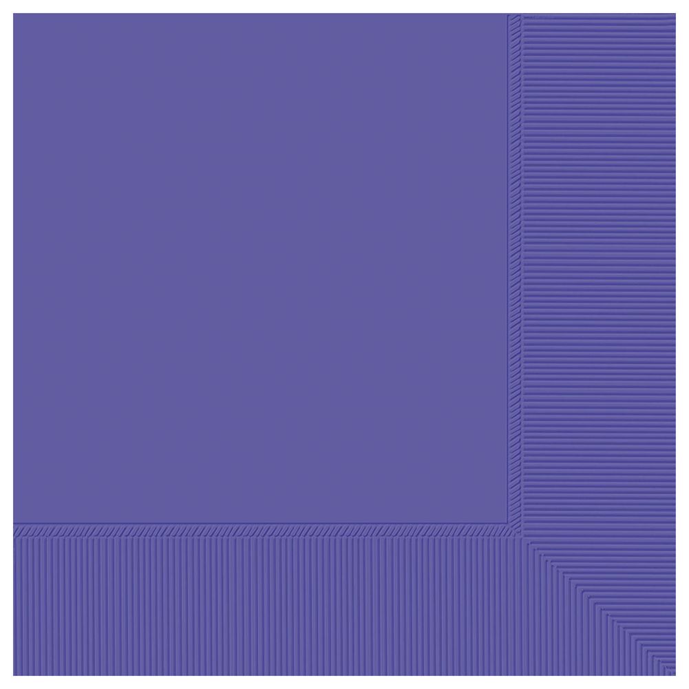 New Purple 2-Ply Beverage Napkins (40ct)