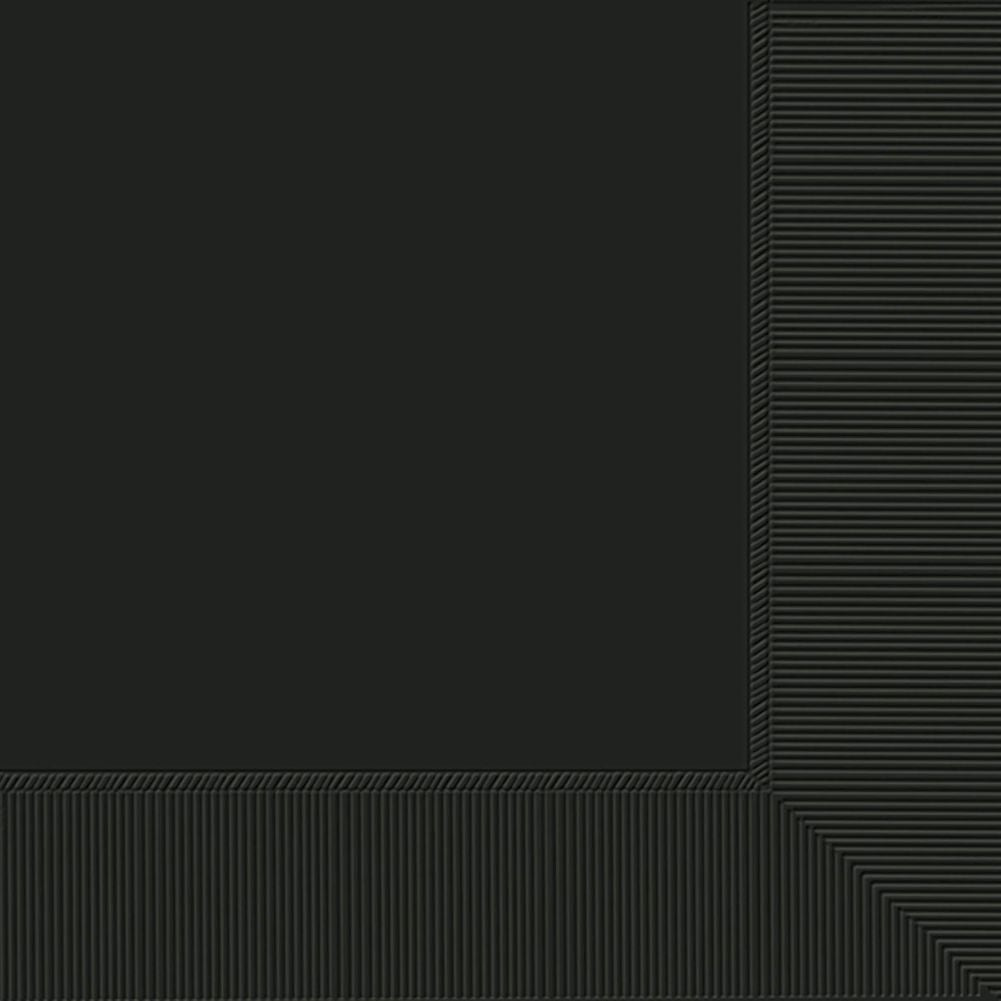 Jet Black 2-Ply Beverage Napkins (40ct)