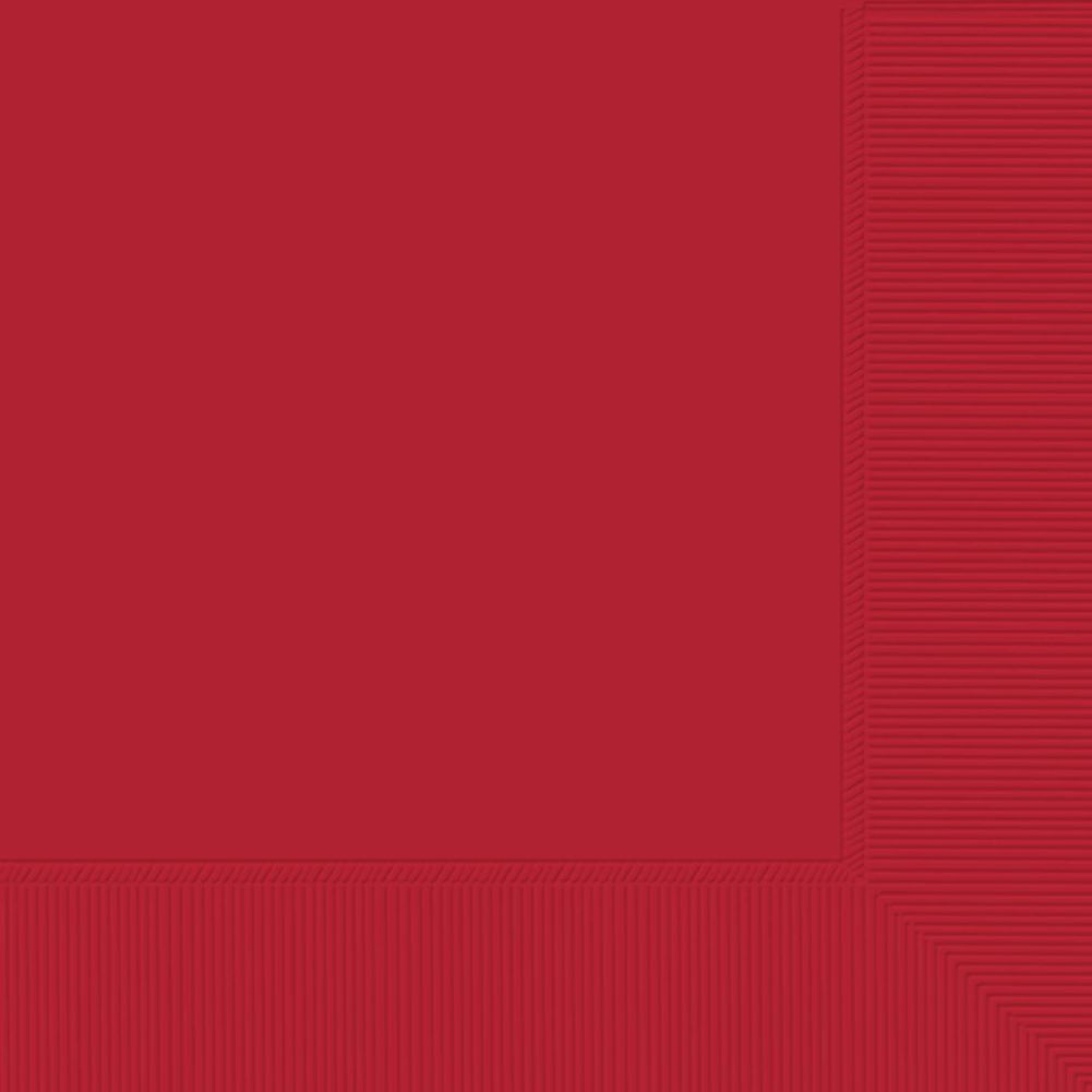Apple Red 2-Ply Beverage Napkins (40ct)