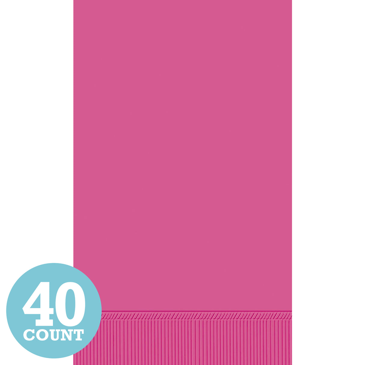 Bright Pink Guest Towel Napkins (40ct)