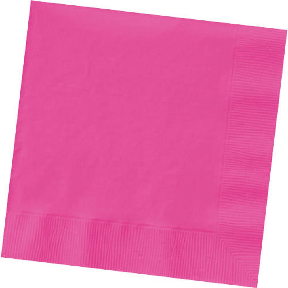 Bright Pink 2-Ply Luncheon Napkins (100ct)