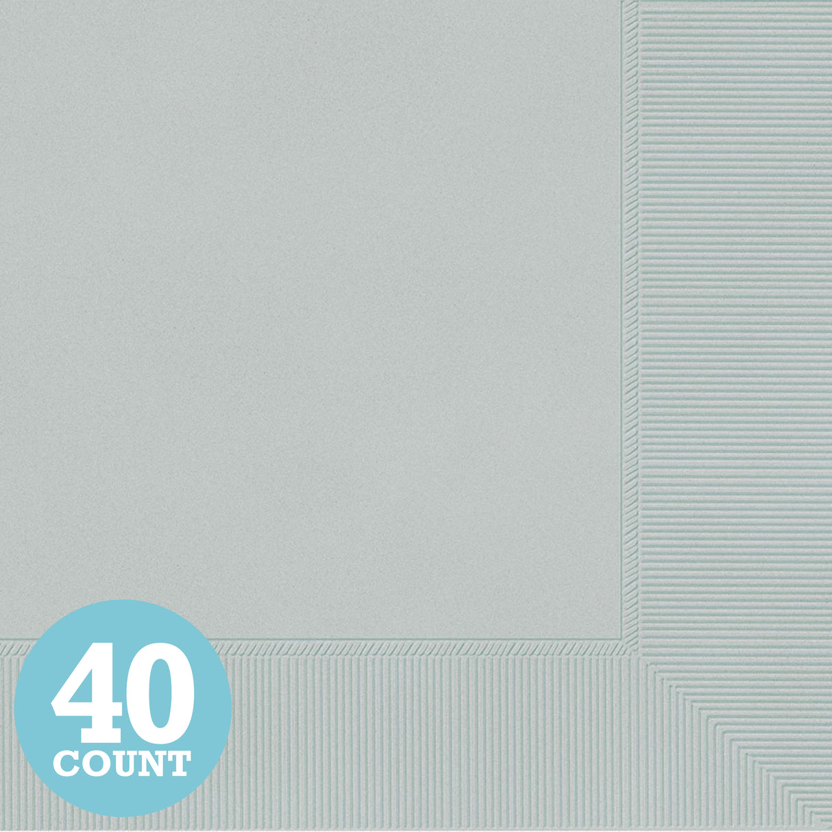 Silver Luncheon Napkins (40ct)
