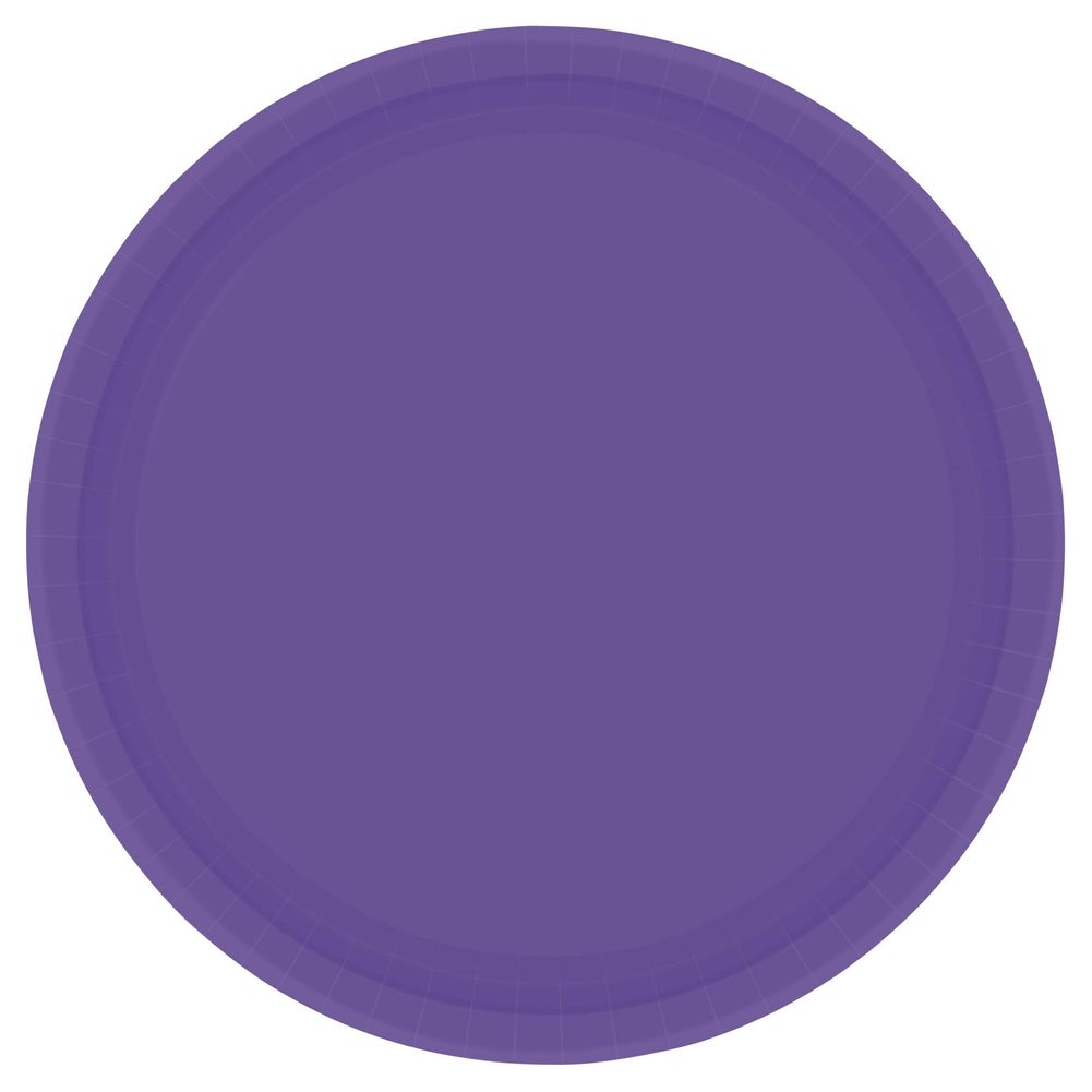 Purple Paper Dessert Plates (20ct)