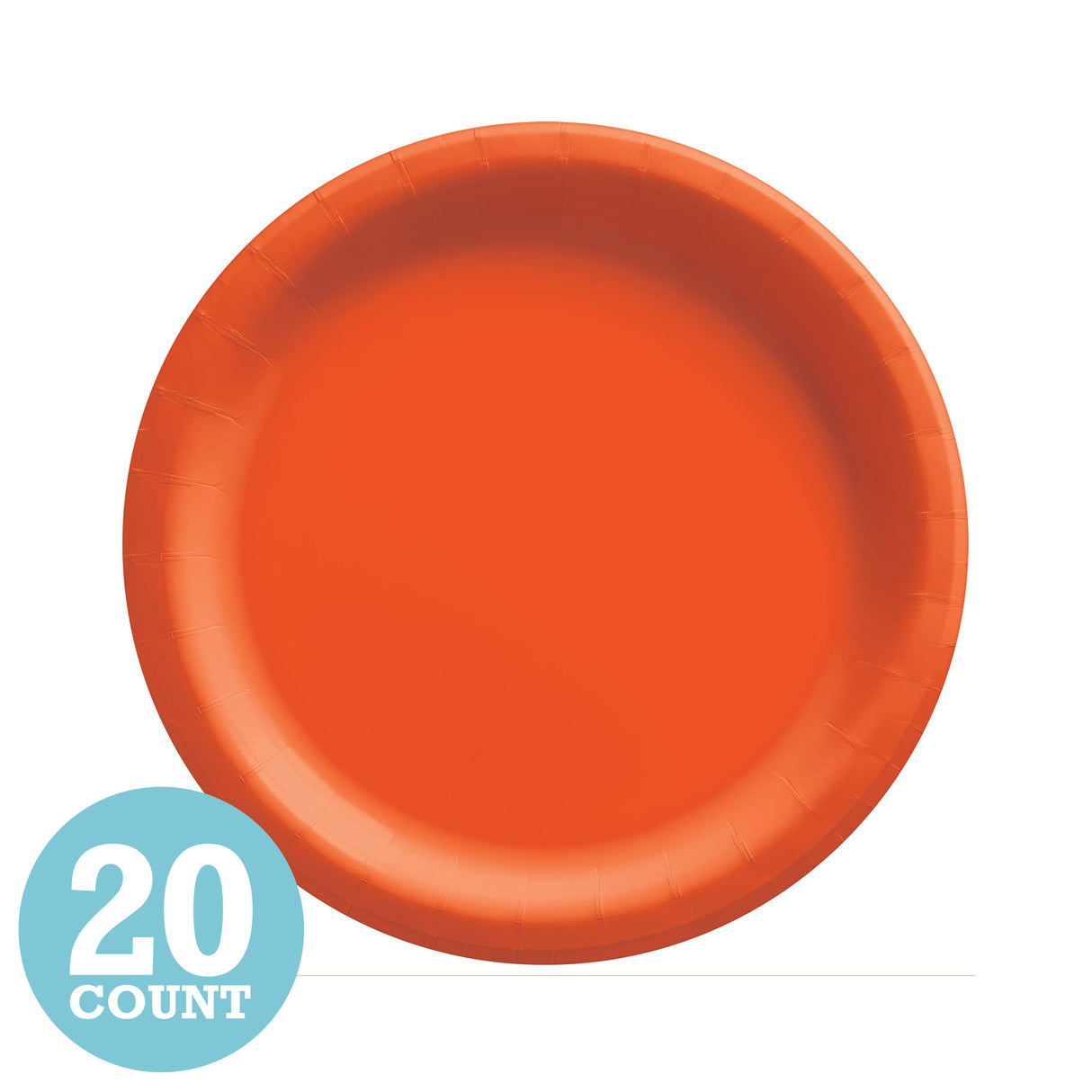 Orange Peel Paper Dessert Plates (20ct)
