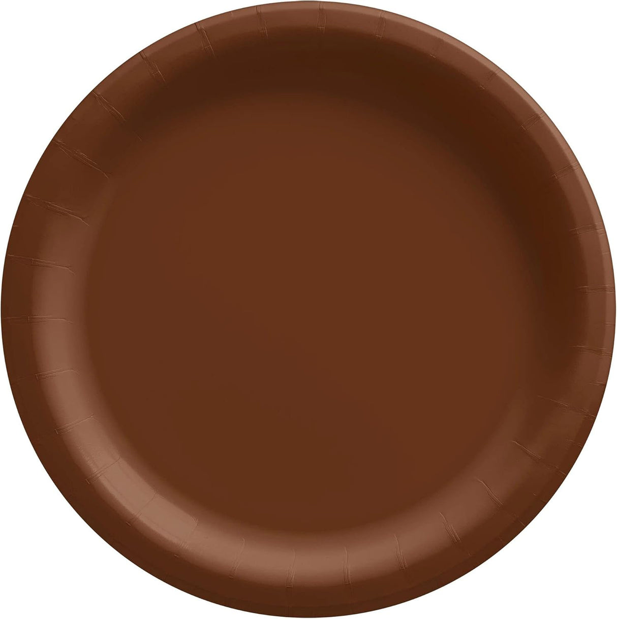Chocolate Brown Dinner Paper Plates (20ct)