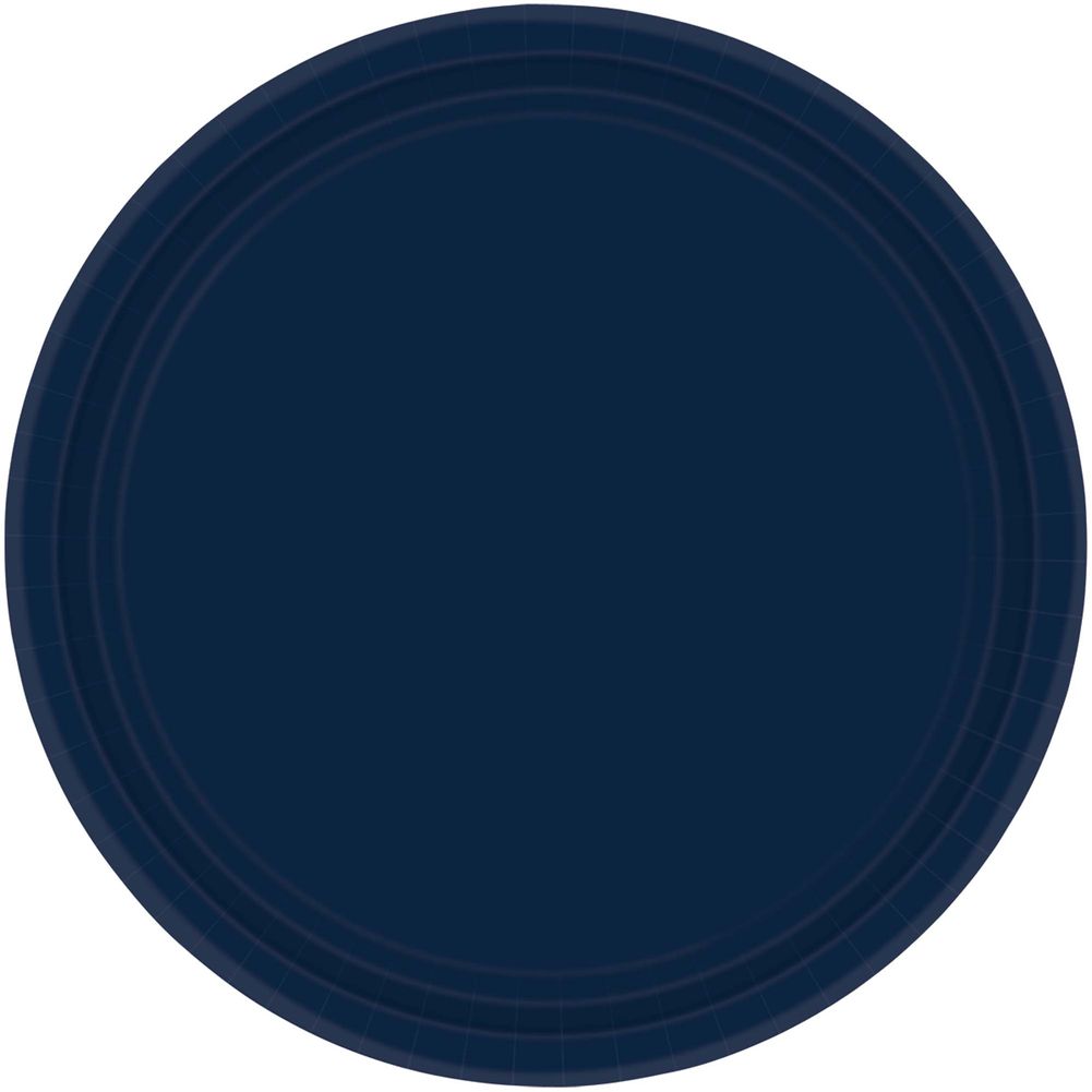 True Navy Dinner Paper Plates (20ct)