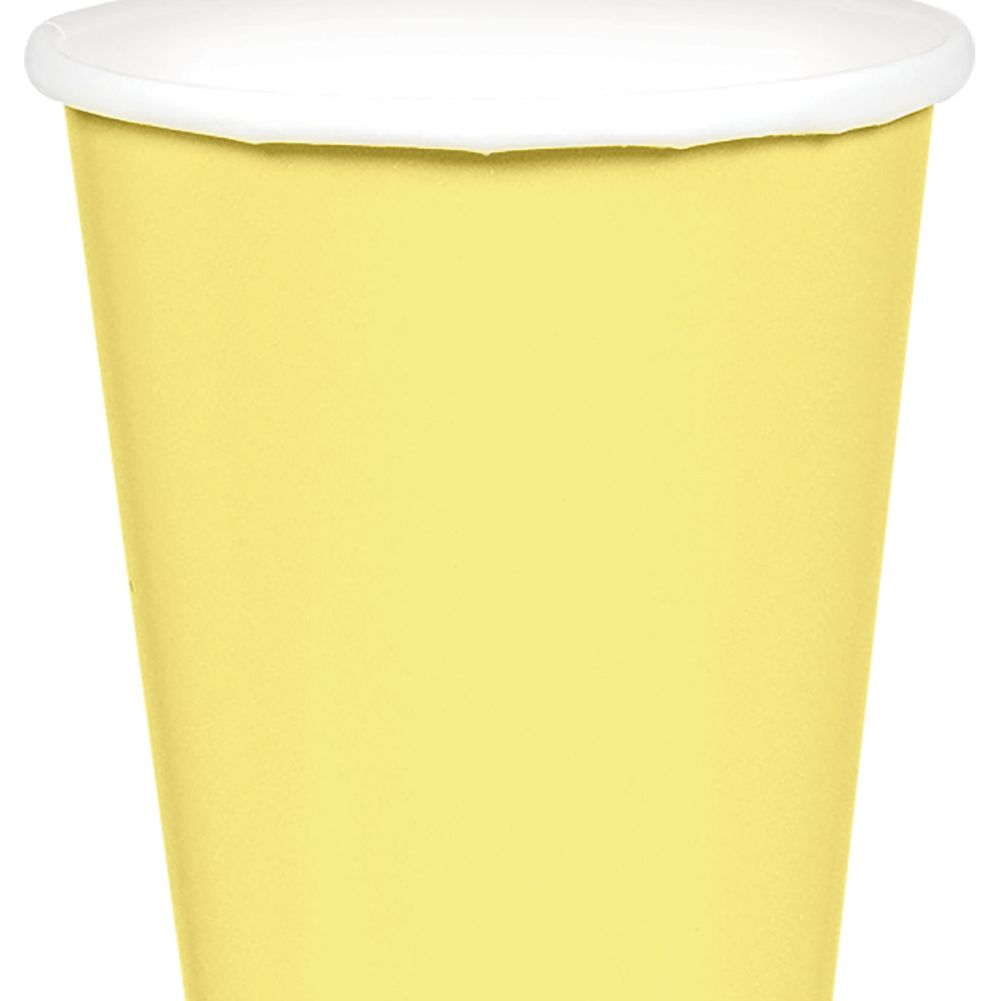 Light Yellow 9oz Paper Cups (20ct)