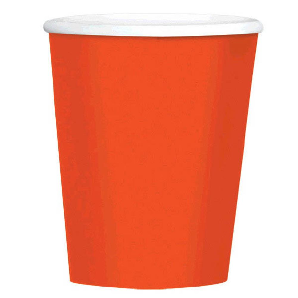 Orange Peel 12oz Paper Cups (40ct)