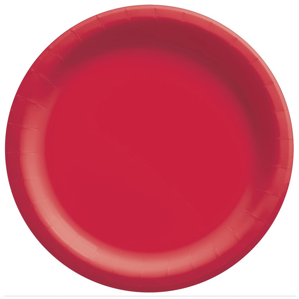 Apple Red Paper Banquet Plates (20ct)
