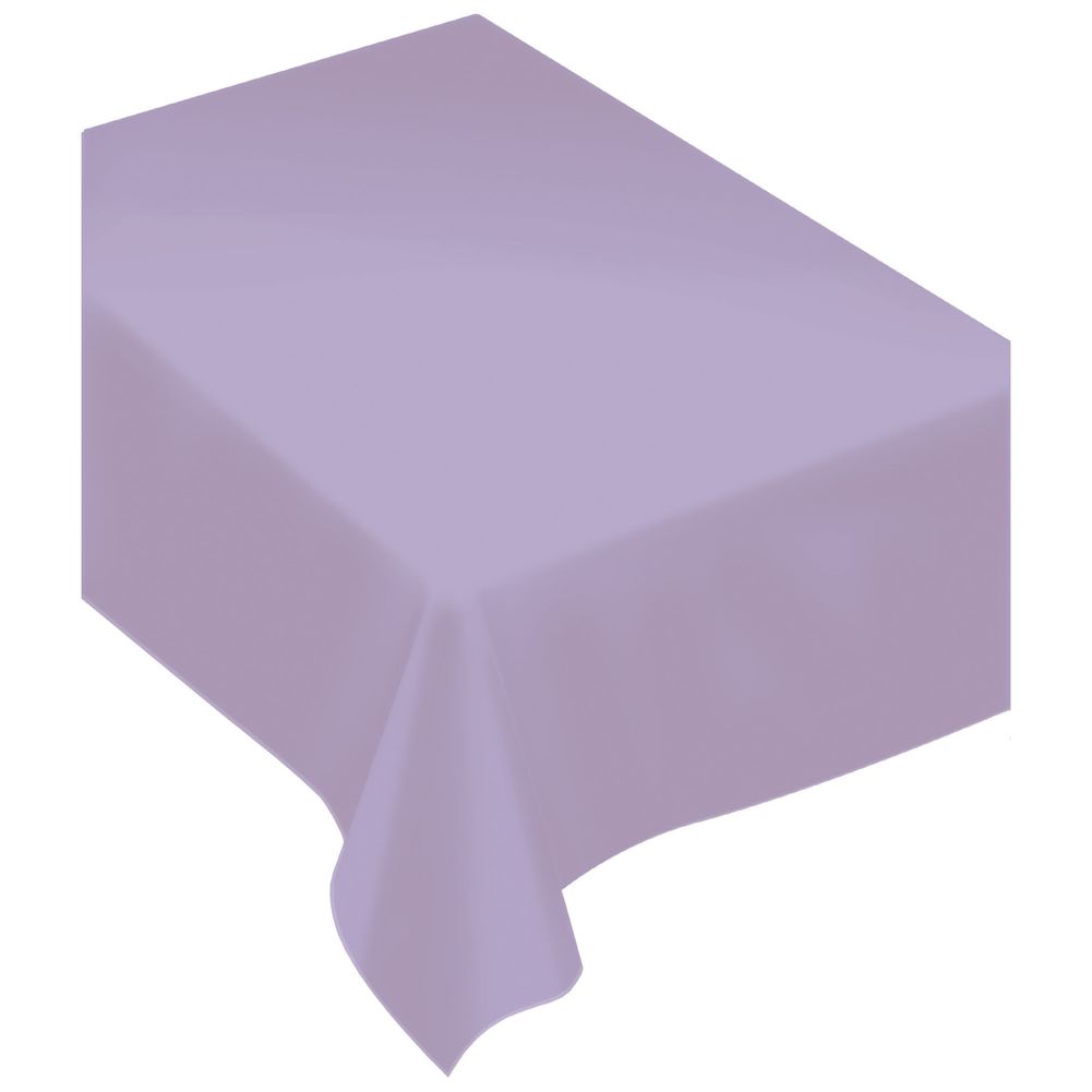 Lavender Plastic Rectangle Tablecover