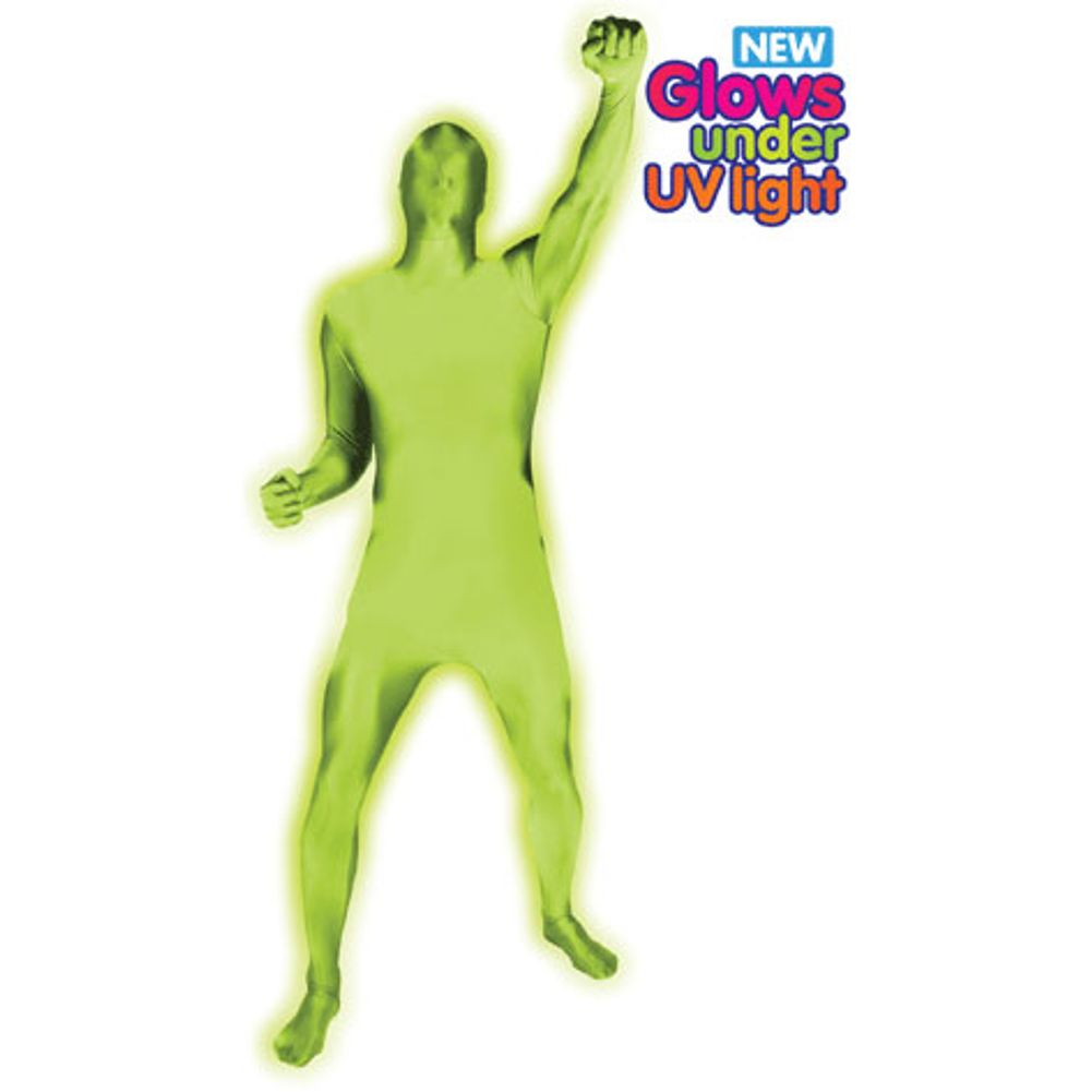 Green Fluorescent Morphsuit Mens Medium