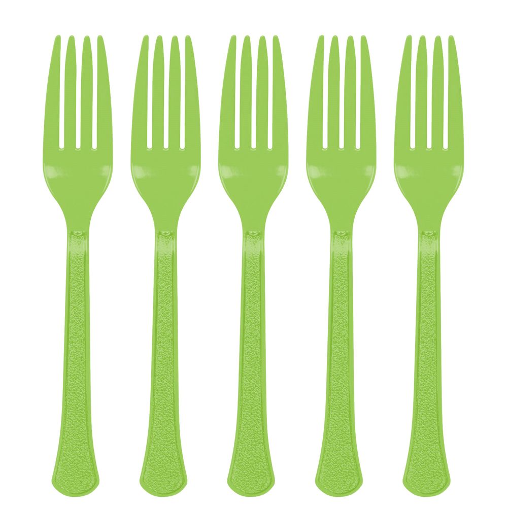 Kiwi Heavy Weight Plastic Forks (20ct)