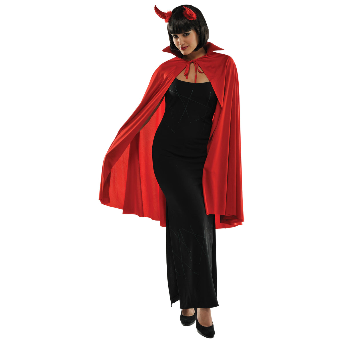 Red Mid Length Cape Adult