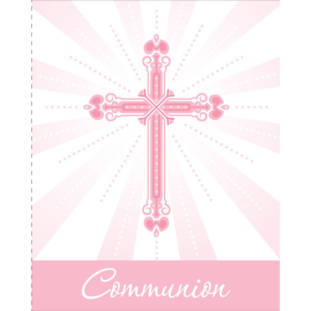 Blessings Pink Communion Invitations (25 ct)