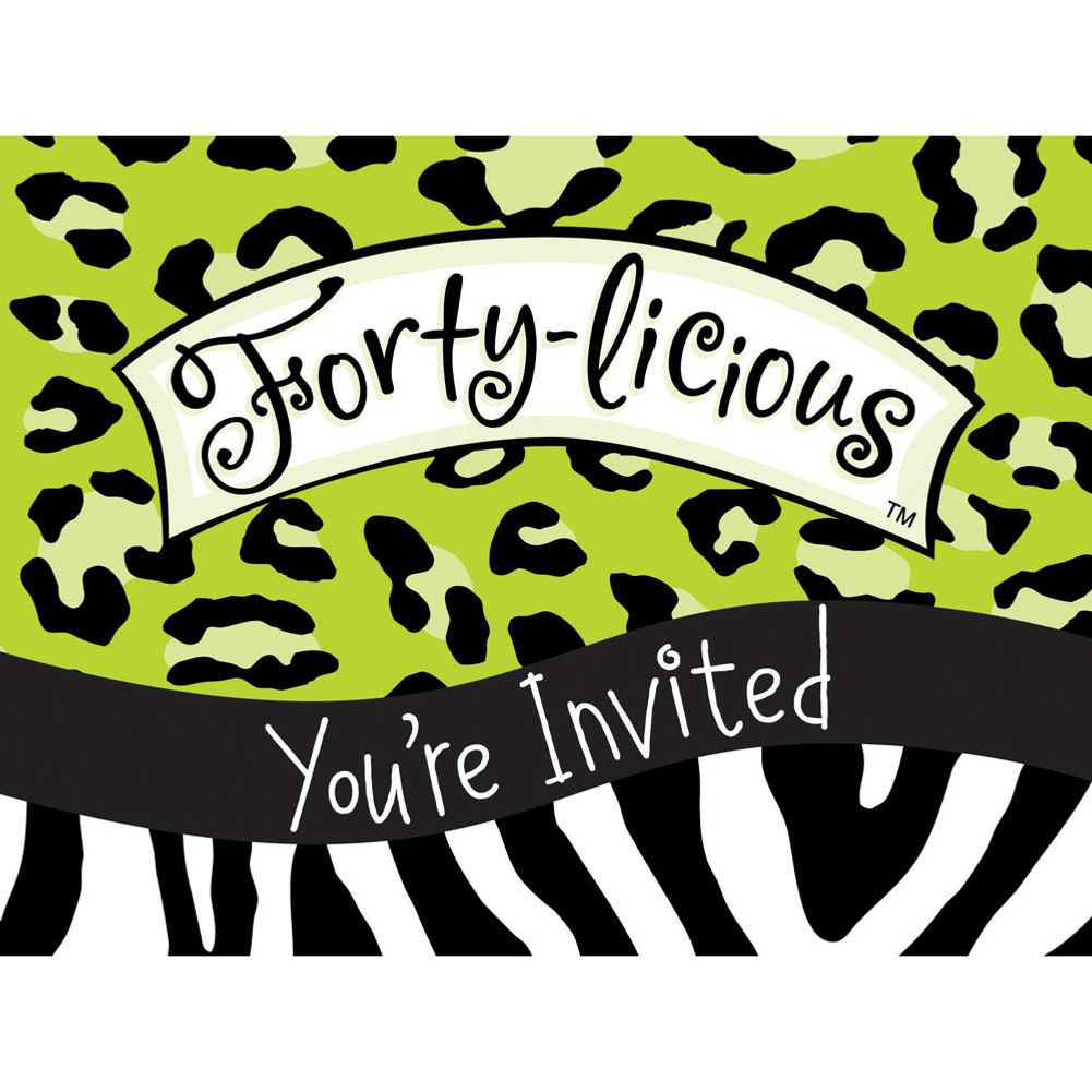 Forty-Licious Invitation, Gatefold