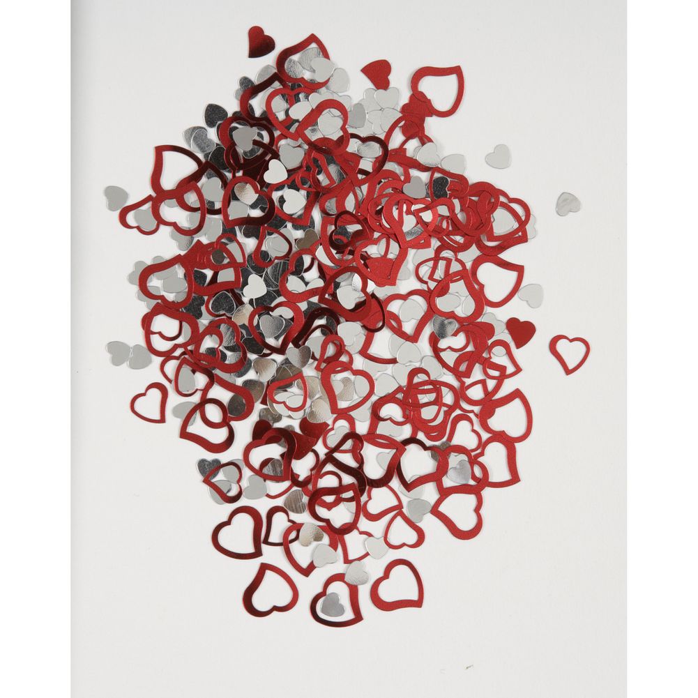 Foil Heart Confetti, .5oz