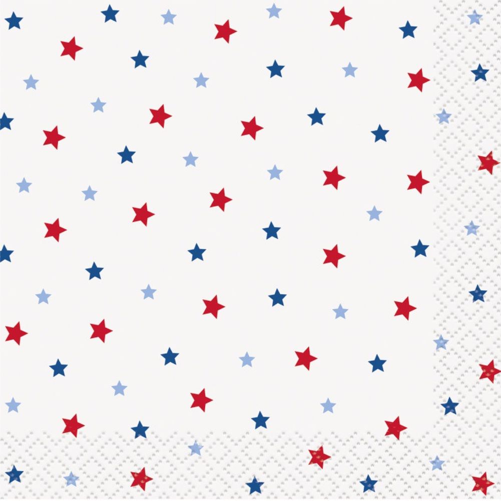 Patriotic USA Beverage Napkins (16ct)