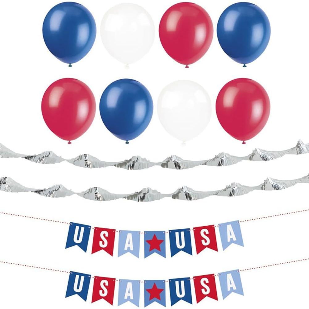 Patriotic USA Car Decorating Kit