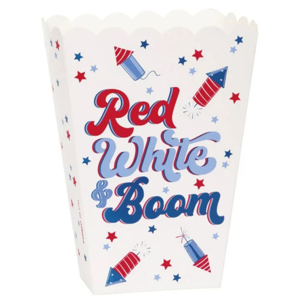 Patriotic Popcorn Boxes (10ct)