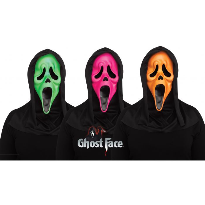 Fluorescent GhostFace®Msk Ast - '19 HOT PINK