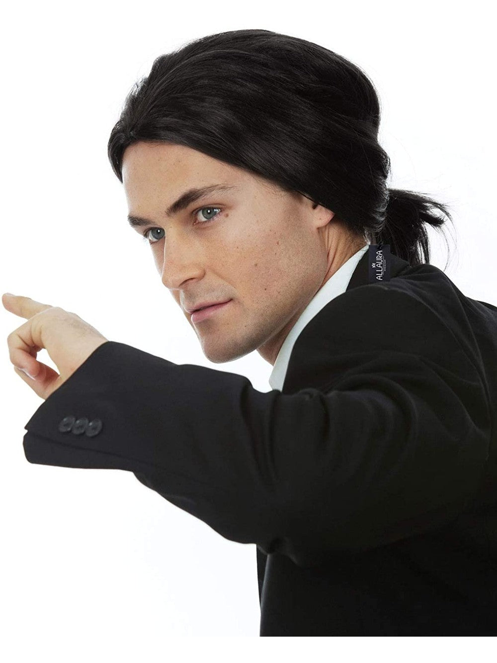 90s Hitman Black Wig costume wig, photo 1 of 2