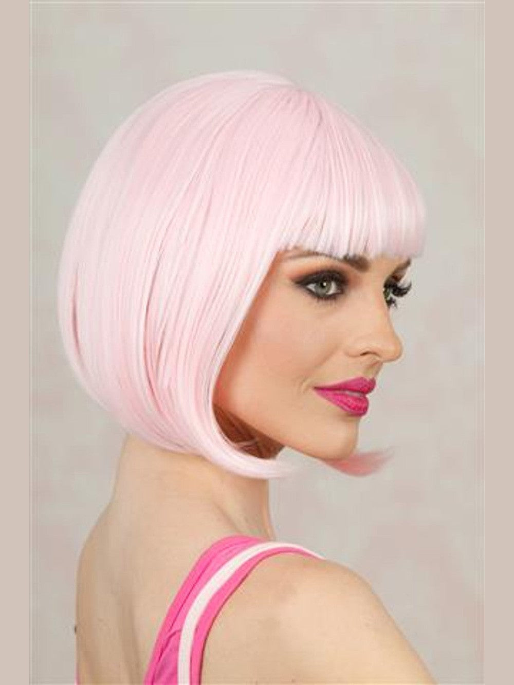 Light Pink Bob Wig costume wig, photo 1 of 3