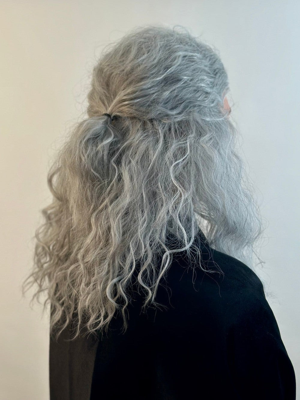 Grey Wavy Warrior Wig costume wig, photo 1 of 4