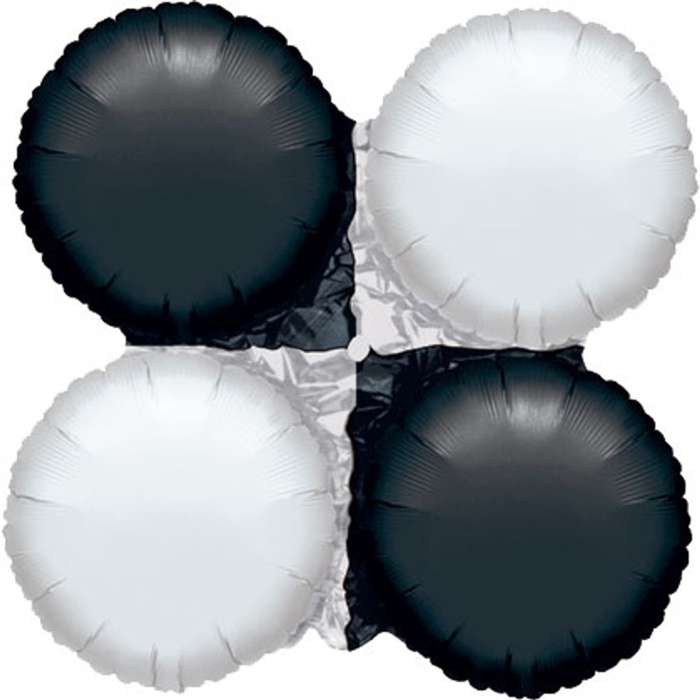 Black/White Magic Arch Sm Balloon (1 ct)