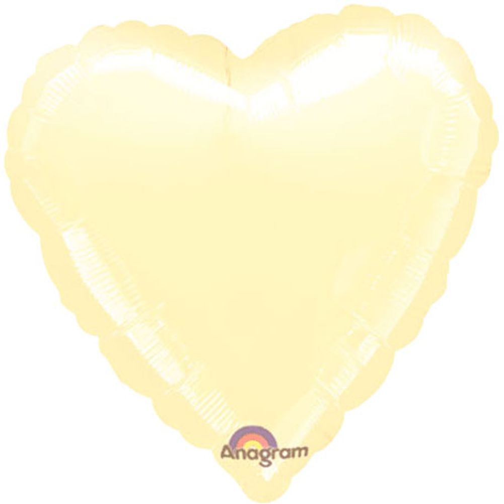 18" Ivory Heart