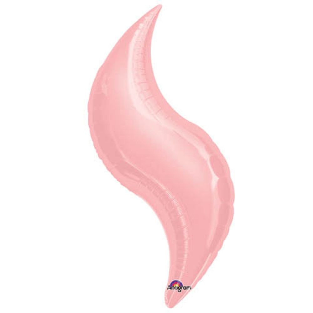 36" Pastel Pink Curve