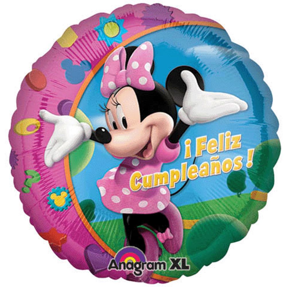 18" Minnie Feliz Cumpleanos