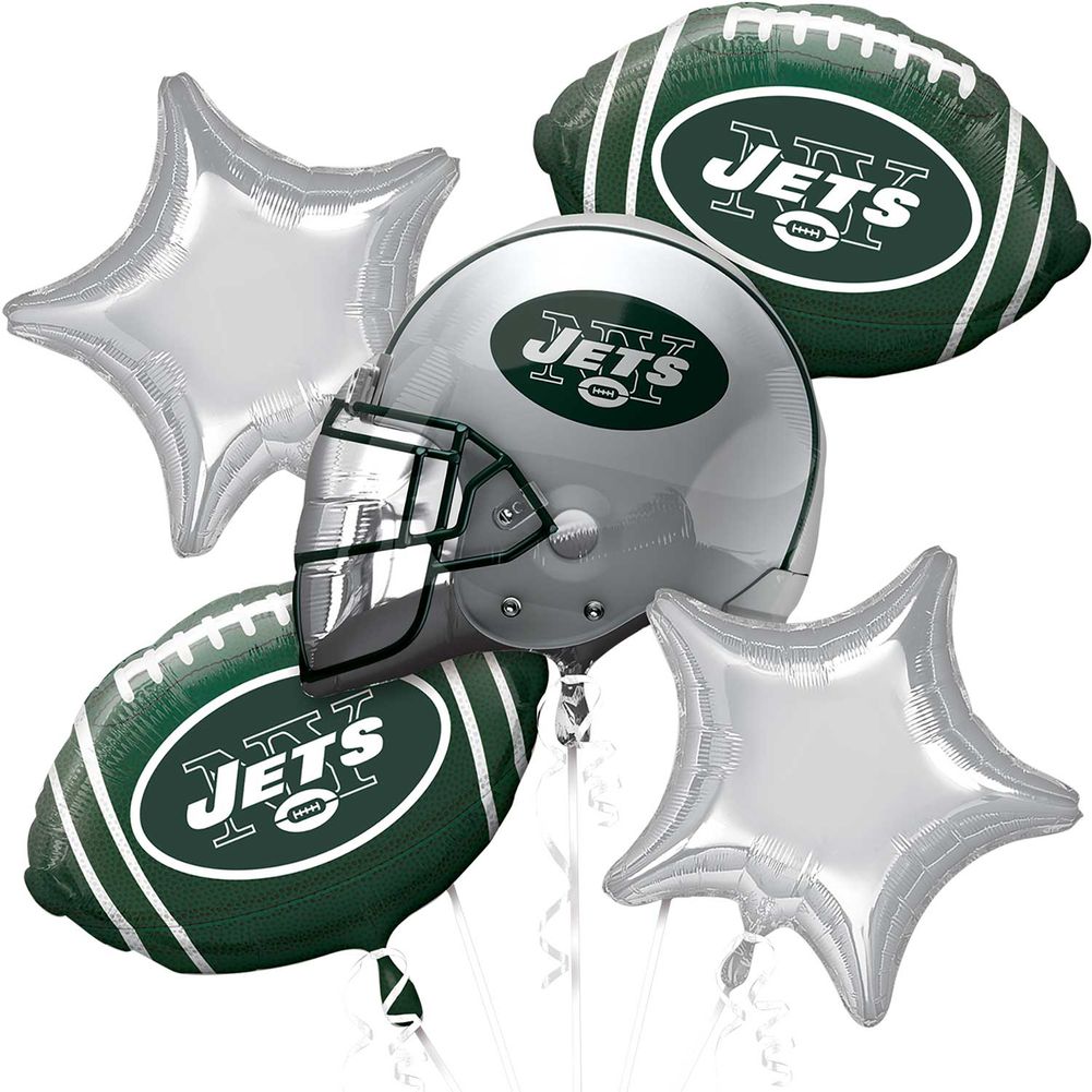 NEW YORK JETS BOUQUET OF BALLOONS