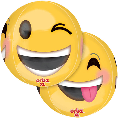15" Winking Emoji Orbz