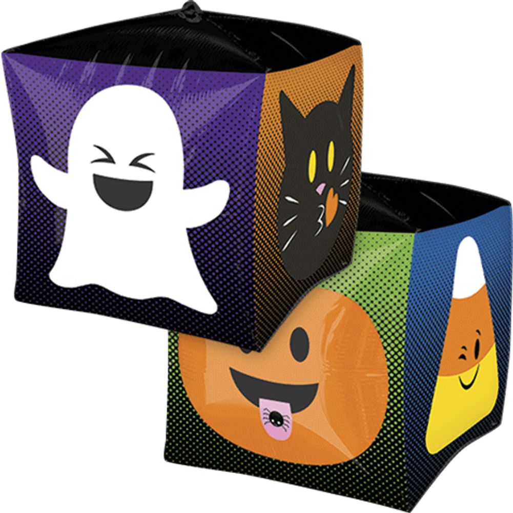15" Halloween Emoticons Cubez