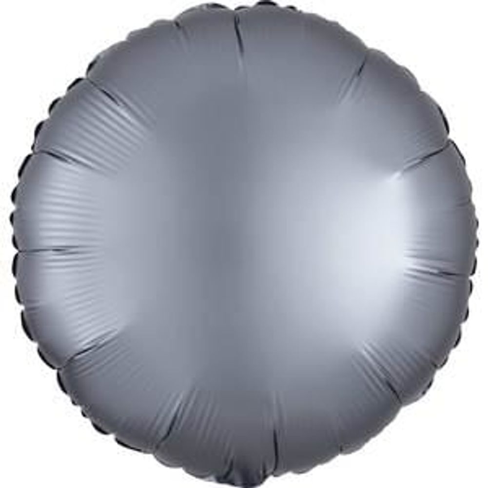 18" GRAPHITE ROUND SATIN LUXE HX