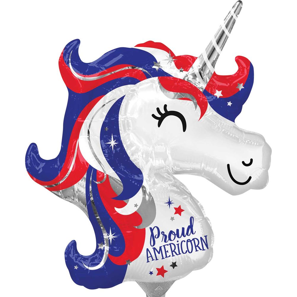 Americorn Mini Shape Foil Balloon (1ct)
