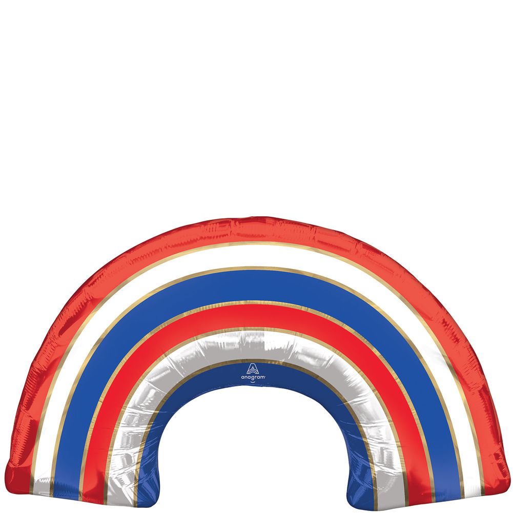Peace Love Unity Rainbow Super Shape Foil Balloon (1ct)