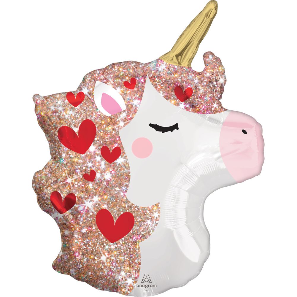 18" Unicorn Sparkles Shape Foil Balloon (1ct)
