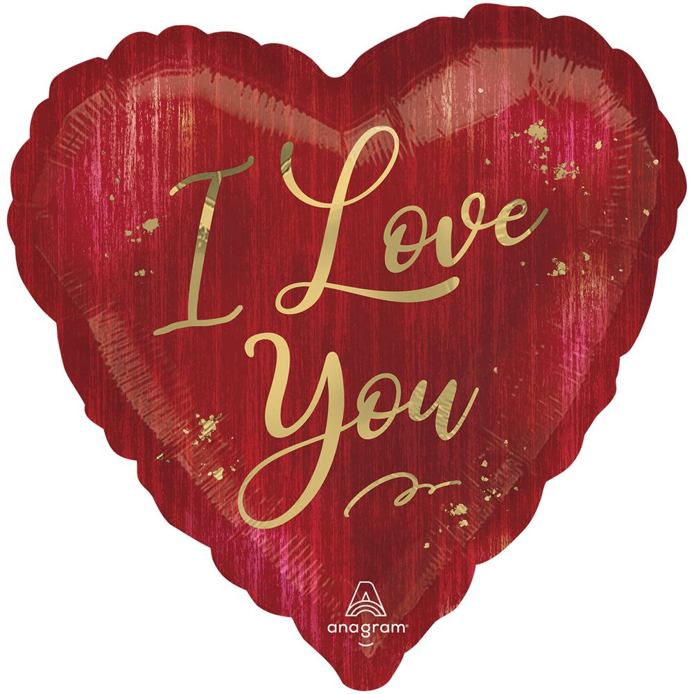 18" I Love You Rouge Foil Balloon (1ct)